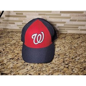 Washington Nationals Hat Cap New Era Fitted Size 7 1/8 MLB Baseball Red